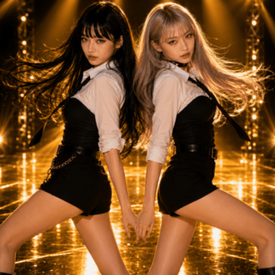 Lady vs Girl Front Cover