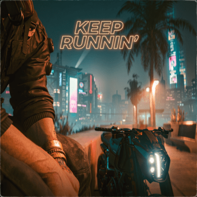 Keep runnin' (feat. GUMI) Front Cover