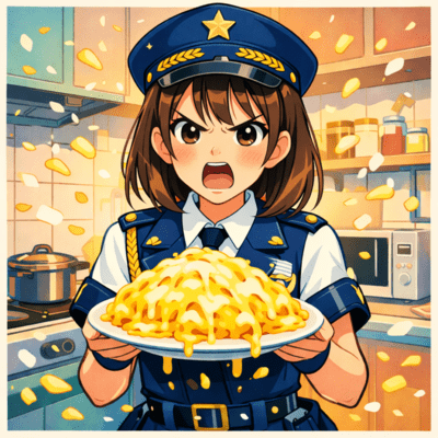 チーズかけすぎ警察 (feat. ケラの姪)のジャケット写真