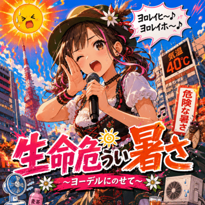Life -Threatening Heat - On a Yodel - (feat. keranomusume) Front Cover