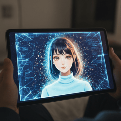 The Lover of Digital Light Front Cover
