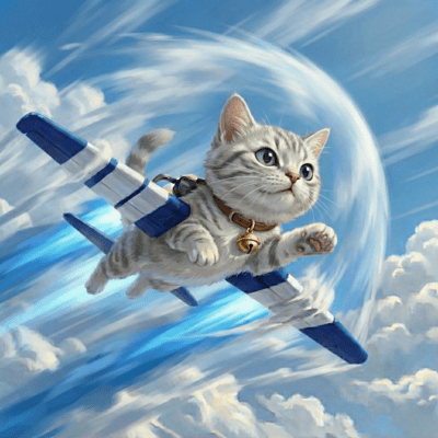 Top Nyan of the Azure Sky Front Cover