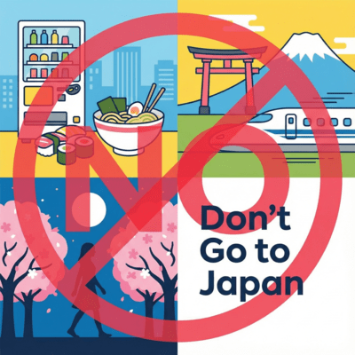 Don't Go to JAPAN Front Cover