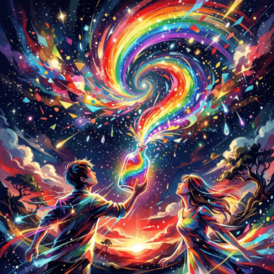 Rainbow Seller Traveler Front Cover
