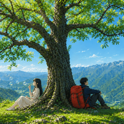 Beneath the Persimmon Tree Front Cover
