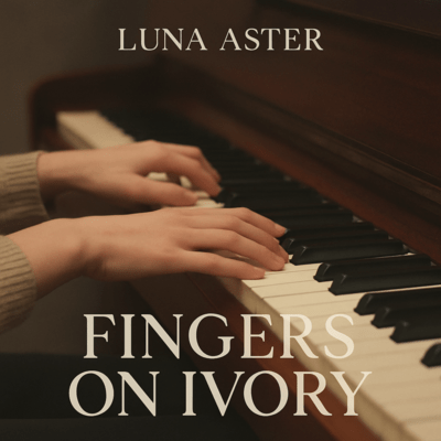 Fingers on Ivory Front Cover