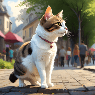 The Cat Walking Front Cover