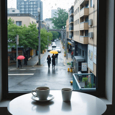 Rainy Holiday Front Cover