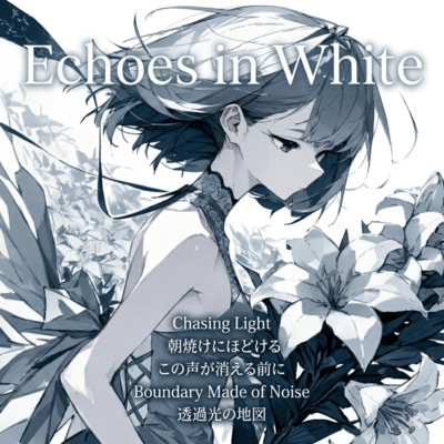 Echoes in White Front Cover