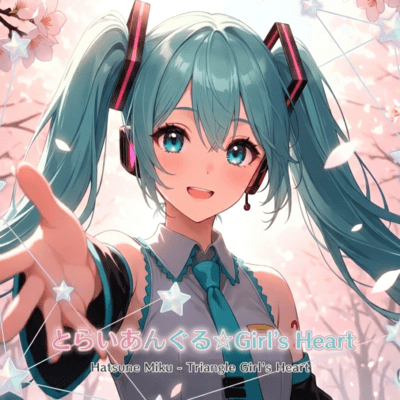 Triangle Girl's Heart (feat. HATSUNE MIKU) Front Cover