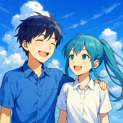 On a Sunny Afternoon (feat. HATSUNE MIKU) Front Cover