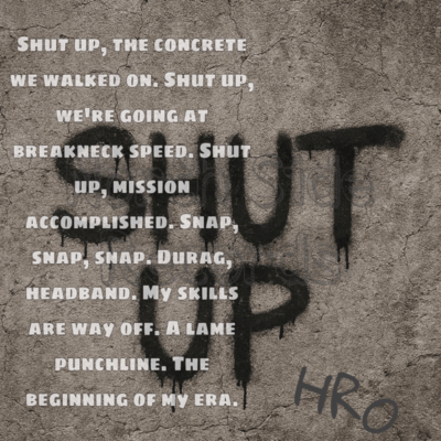 shut upのジャケット写真
