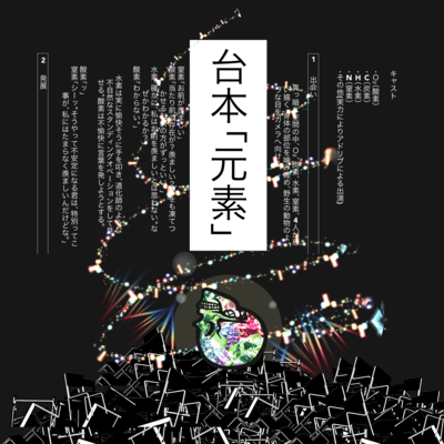 Script: "Elements" (feat. KASANE TETO & Miyamai Moca) Front Cover