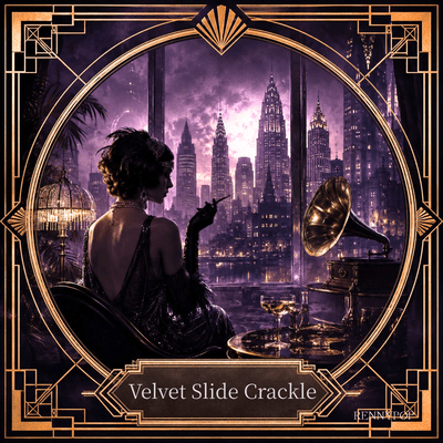 Velvet Slide Crackle Front Cover