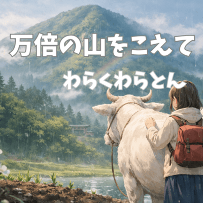 万倍の山をこえてのジャケット写真