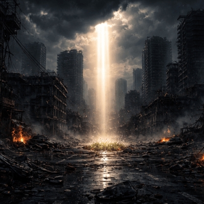 腐りきった世界だからこそのジャケット写真