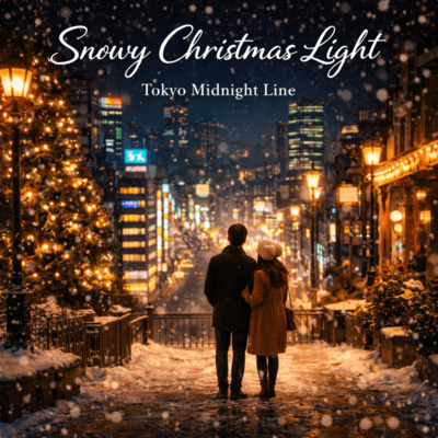 Snowy Christmas Light Front Cover