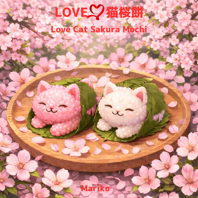 Love Cat Sakura Mochi Front Cover
