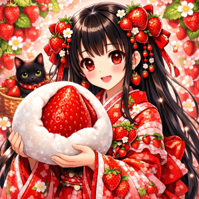Strawberry Princess and Love Daifuku Front Cover