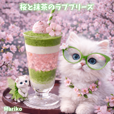 Sakura and Matcha Love Breeze Front Cover