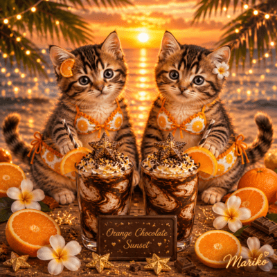 Orange Chocolate Sunset Front Cover