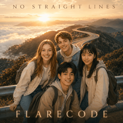 NO STRAIGHT LINES Front Cover