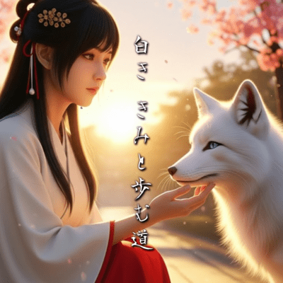 Shiroki Kimi to Ayumu Michi Front Cover