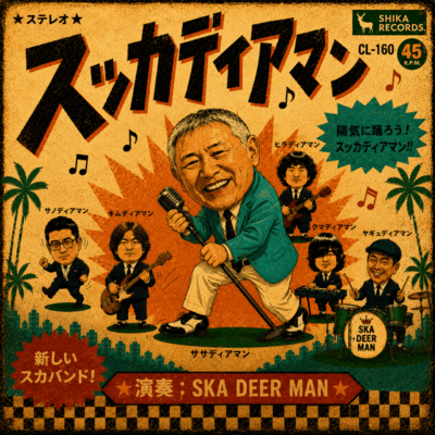 SKA DEER MAN Demo Sessions Front Cover