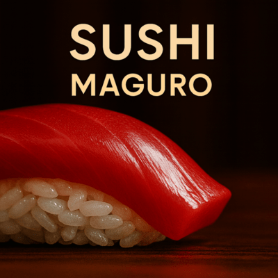 マグロの寿司の音楽のジャケット写真