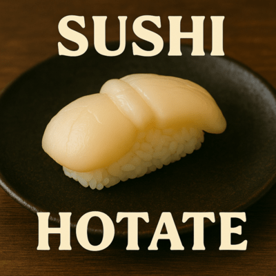 The Sound of Taste : SUSHI HOTATE Front Cover