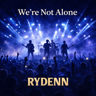 We're Not Alone Front Cover