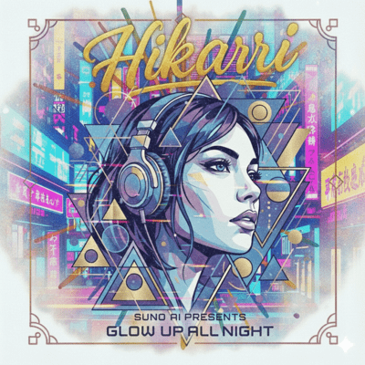 Glow Up All Night Front Cover