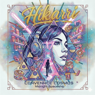 CONVENIENCE COSMOS .Midnight Spaceship Front Cover