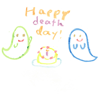 Happy death day! Front Cover