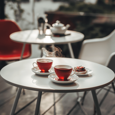 Cafe Windy Afternoon Front Cover