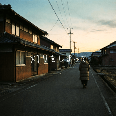 灯りをしまってのジャケット写真