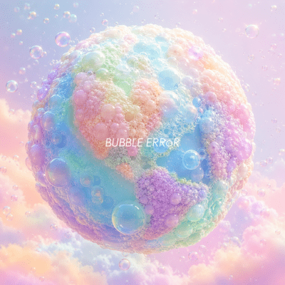 BUBBLE ERRoR Front Cover