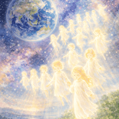 To the Children of Light who have descended to Earth Front Cover