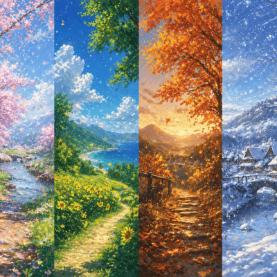four seasons Front Cover