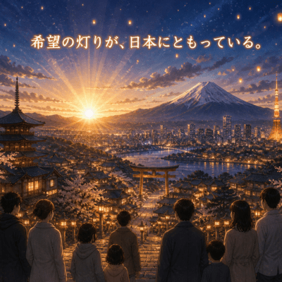 A beacon of hope for Japan Front Cover