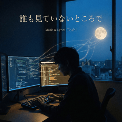 誰も見ていないところでのジャケット写真