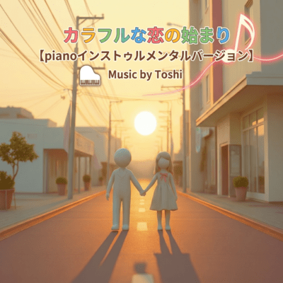 The Beginning of a Colorful Love (piano Instrumental) Front Cover
