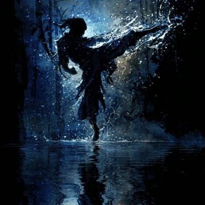 Be water, my friend. Front Cover