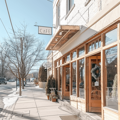 Winter Mornings in a Coffee Cup Front Cover