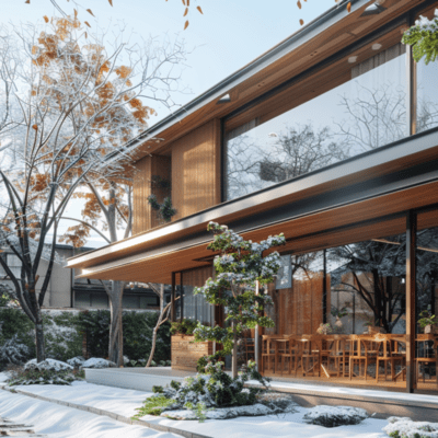 Warm Light Inside the Snow Front Cover