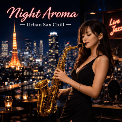 Night Aroma -Urban Sax Chill- Front Cover
