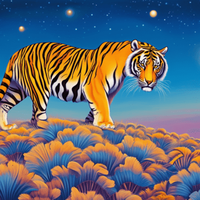 Tiger Stepping on the Star Front Cover