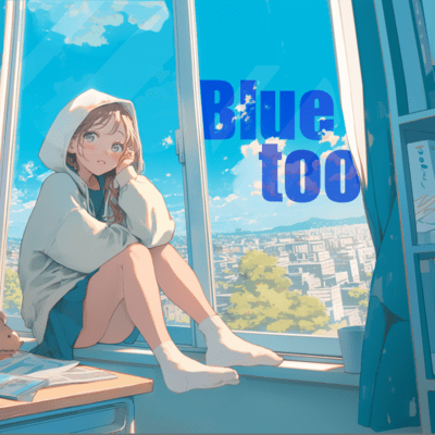 Blue too Front Cover