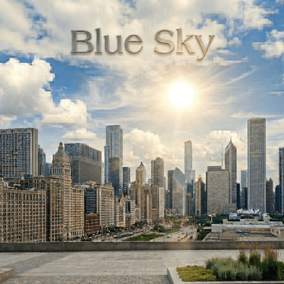 Blue Sky Front Cover