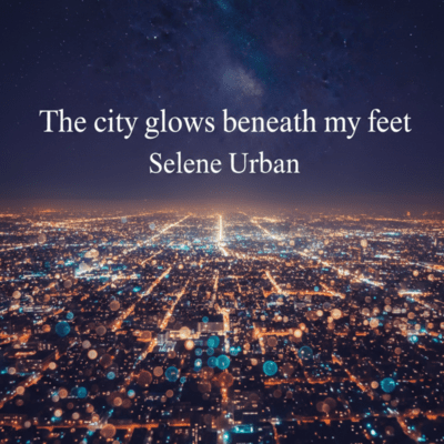 The city glows beneath my feet Front Cover